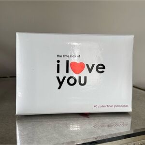 the little box of i l❤️ve you - collectible postcards by Chronicle Books